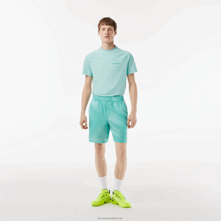 Lacoste korte sportbroek 0828H11 lichtgroen geel h0u Heren