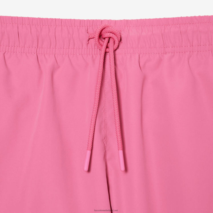 Lacoste lichte sneldrogende zwembroek 0828H533 roze groen w4i Heren