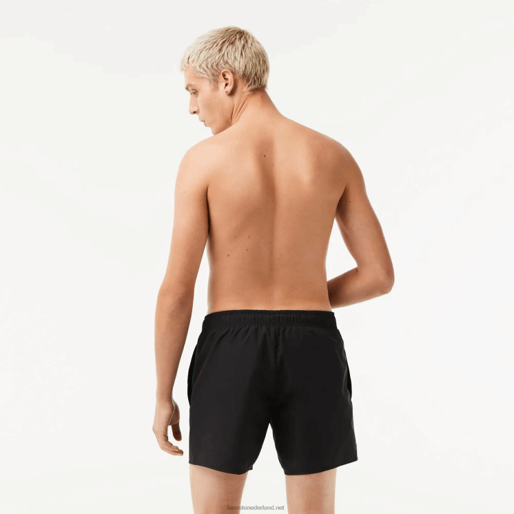 Lacoste lichte sneldrogende zwembroek 0828H534 zwart groen 964 Heren