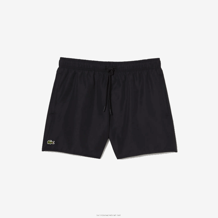 Lacoste lichte sneldrogende zwembroek 0828H534 zwart groen 964 Heren
