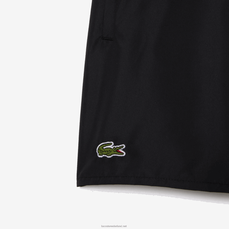 Lacoste lichte sneldrogende zwembroek 0828H534 zwart groen 964 Heren