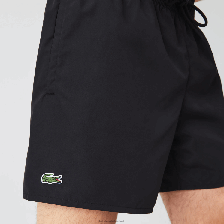 Lacoste lichte sneldrogende zwembroek 0828H535 zwart marineblauw dy4 Heren