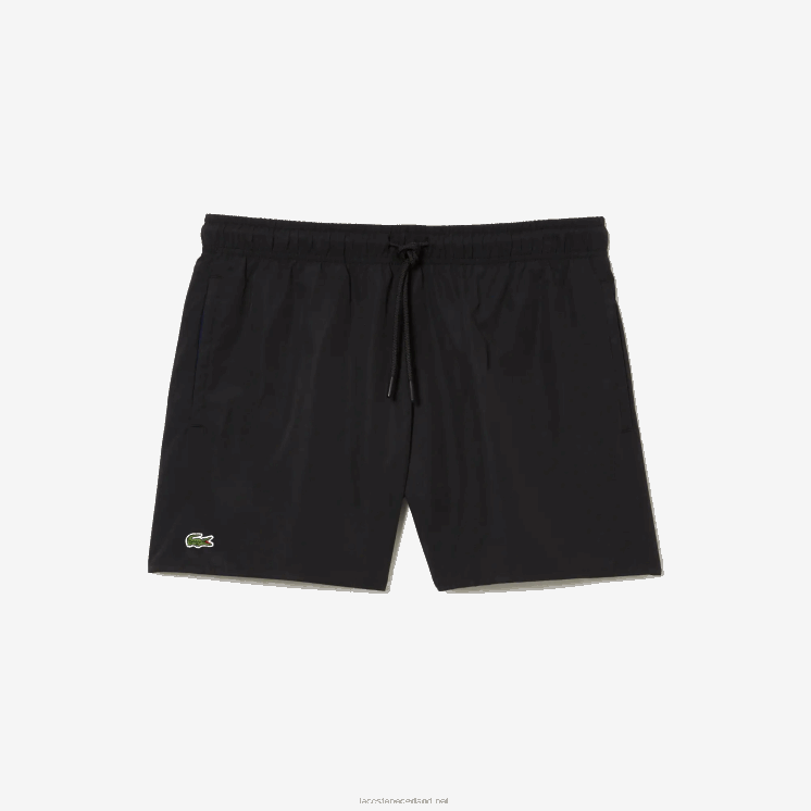 Lacoste lichte sneldrogende zwembroek 0828H535 zwart marineblauw dy4 Heren