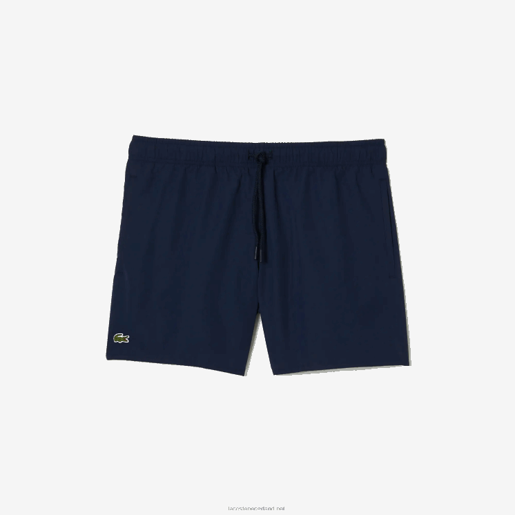 Lacoste lichte sneldrogende zwembroek 0828H536 marineblauw groen 802 Heren