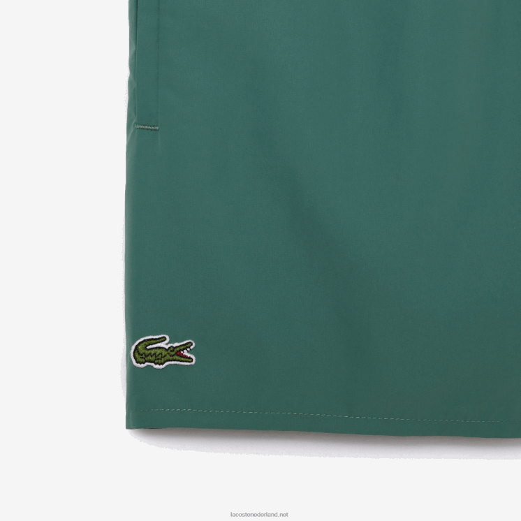 Lacoste lichte sneldrogende zwembroek 0828H546 kaki groen wij Heren