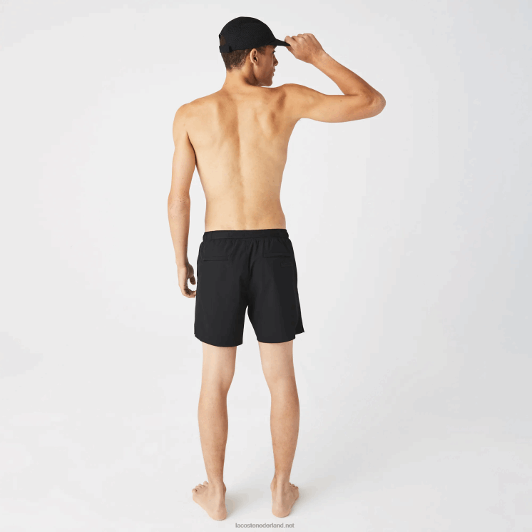 Lacoste lichte zwembroek 0828H1681 zwart 031 Heren