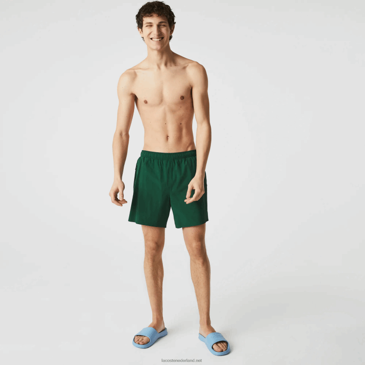Lacoste lichte zwembroek 0828H1683 groen 132 Heren
