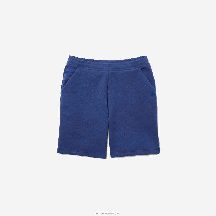Lacoste short van stretchkatoenmix 0828H1392 blauw chine hjd Heren