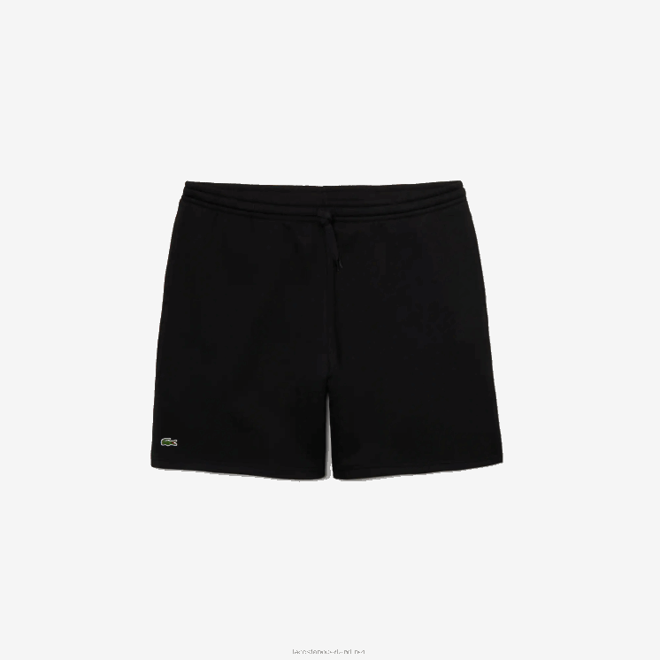 Lacoste sport extra grote fleece short 0828H1522 zwart 031 Heren
