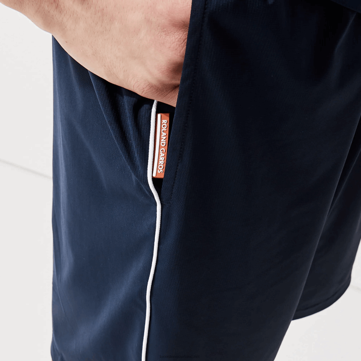 Lacoste sport french open edition lichtgewicht stretch short 0828H1546 wit marineblauw r20 Heren