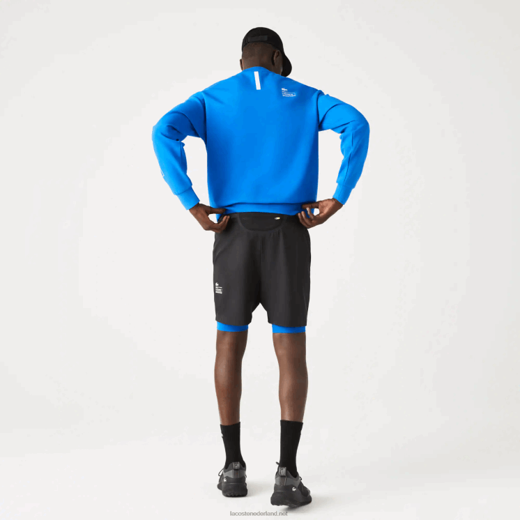 Lacoste sport ingebouwde voering 3-in-1 shorts 0828H1423 zwart blauw 985 Heren