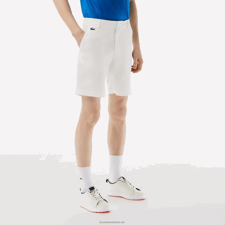 Lacoste sport lichtgewicht stretch golfshort 0828H442 wit 70v Heren