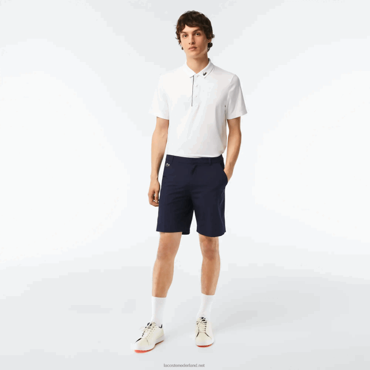Lacoste sport lichtgewicht stretch golfshort 0828H443 marineblauw 166 Heren