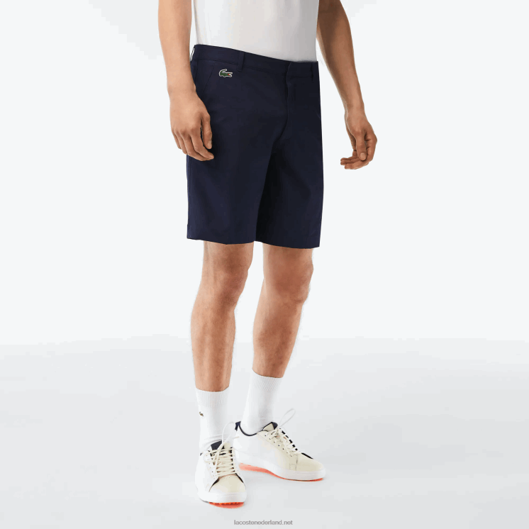Lacoste sport lichtgewicht stretch golfshort 0828H443 marineblauw 166 Heren