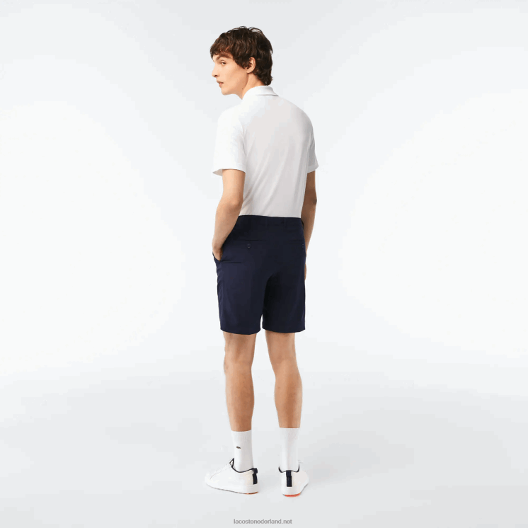 Lacoste sport lichtgewicht stretch golfshort 0828H443 marineblauw 166 Heren