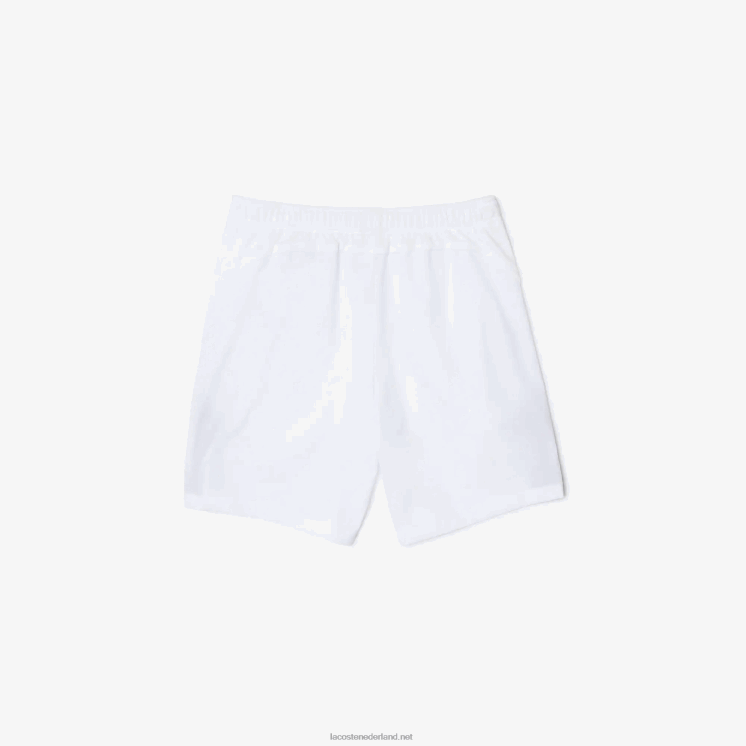 Lacoste sport regular fit naadloze tennisshort 0828H1330 wit marineblauw 522 Heren