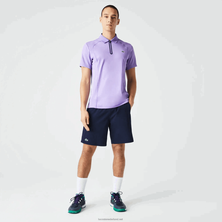 Lacoste sport regular fit naadloze tennisshort 0828H1331 marineblauw 423 Heren