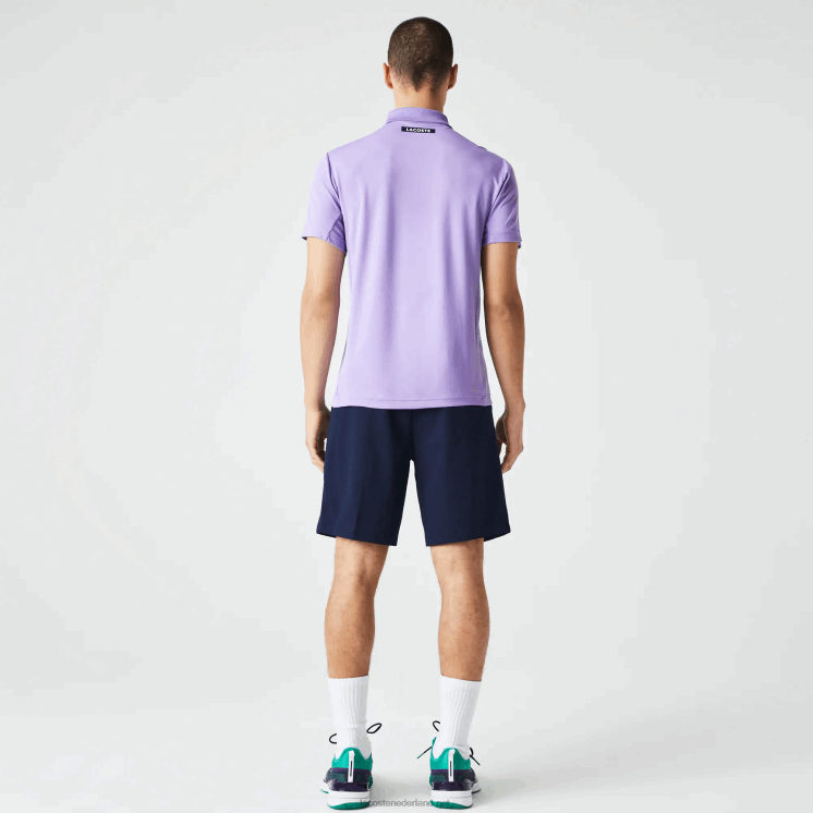 Lacoste sport regular fit naadloze tennisshort 0828H1331 marineblauw 423 Heren