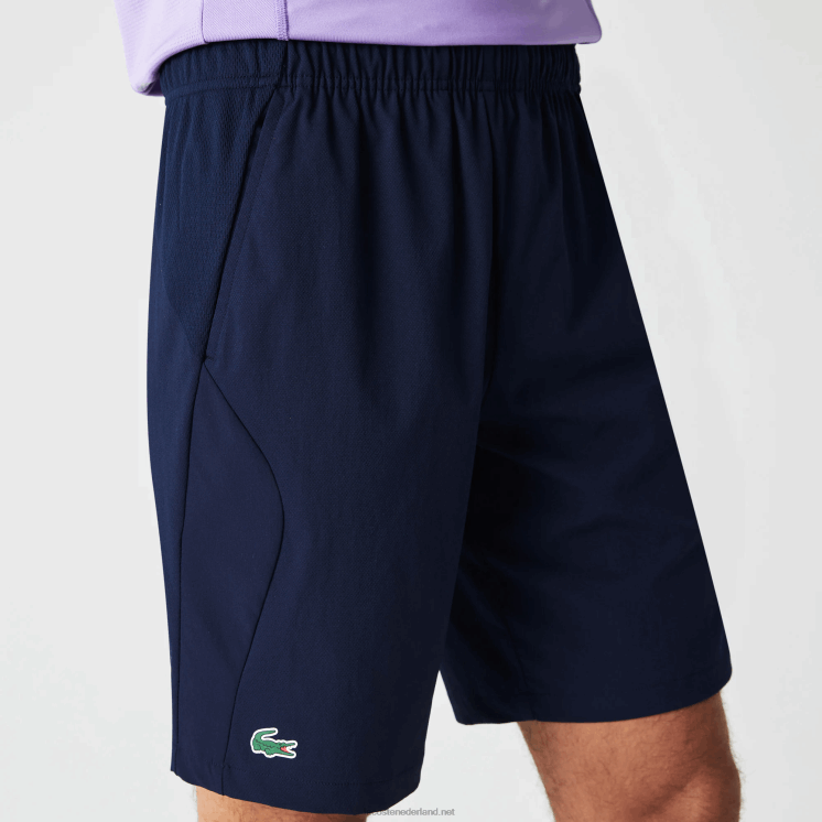 Lacoste sport regular fit naadloze tennisshort 0828H1331 marineblauw 423 Heren