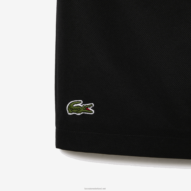 Lacoste sport relaxed fit jersey gevoerde short - grote maten - groot 0828H1445 zwart 031 Heren