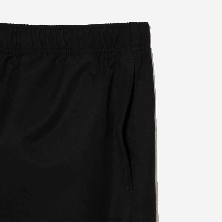 Lacoste sport relaxed fit jersey gevoerde short - grote maten - groot 0828H1445 zwart 031 Heren