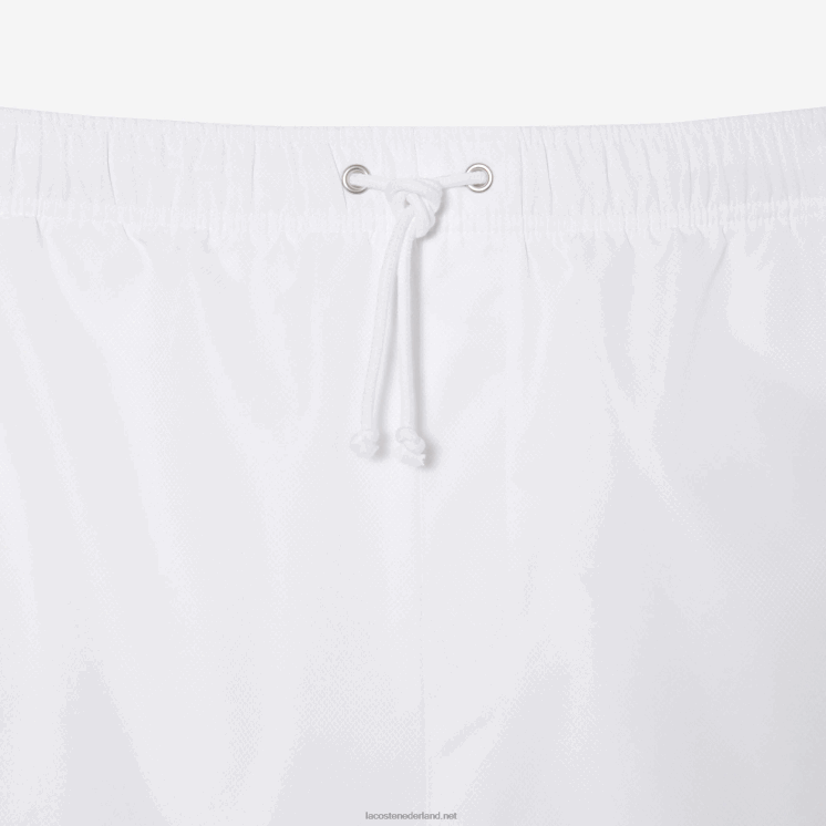 Lacoste sport relaxed fit jersey gevoerde short - grote maten - groot 0828H1446 wit 001 Heren