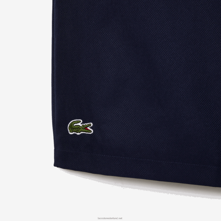 Lacoste sport relaxed fit jersey gevoerde short - grote maten - groot 0828H1447 marineblauw 166 Heren