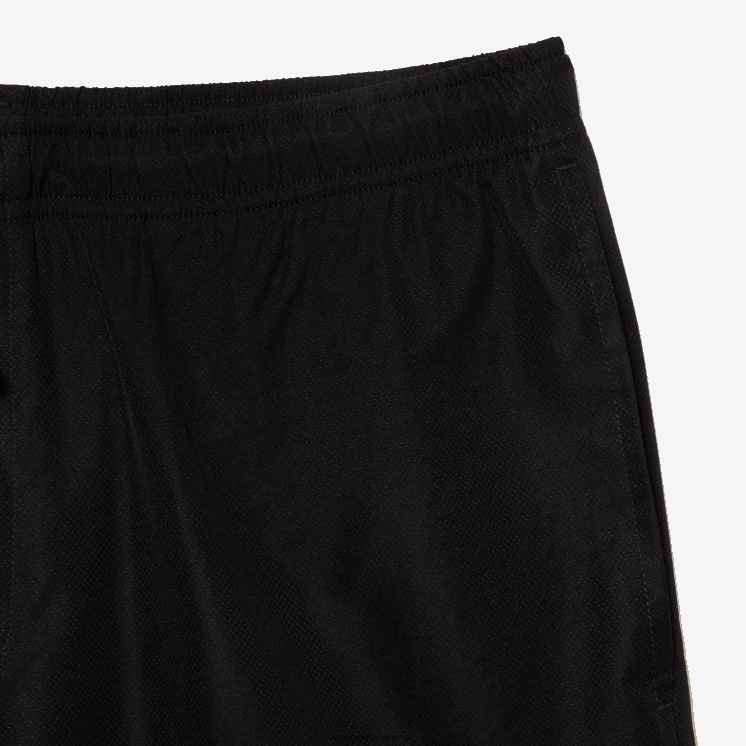 Lacoste sport tennis effen diamant geweven shorts 0828H1443 zwart 031 Heren