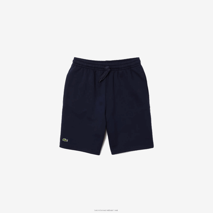 Lacoste sport tennis fleece short 0828H1338 marineblauw 166 Heren