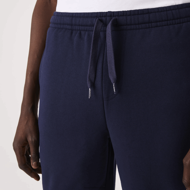Lacoste sport tennis fleece short 0828H1338 marineblauw 166 Heren
