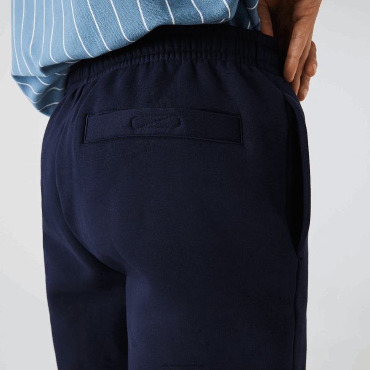 Lacoste sport tennis fleece short 0828H1338 marineblauw 166 Heren