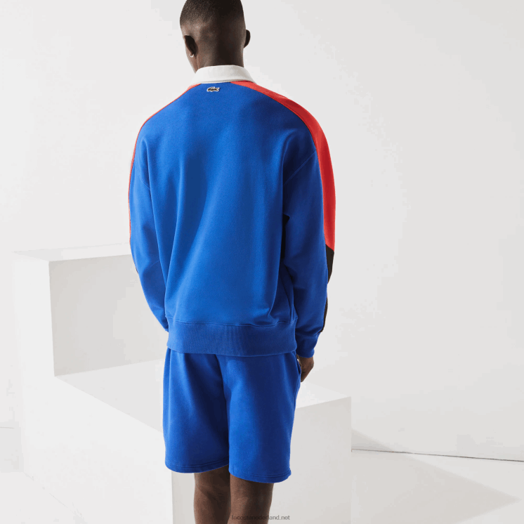 Lacoste sport tennis fleece short 0828H1339 blauwe hjm Heren