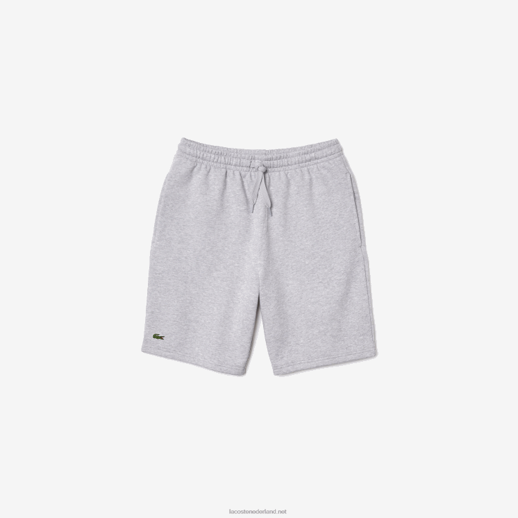 Lacoste sport tennis fleece short 0828H1361 grijze chine ca Heren