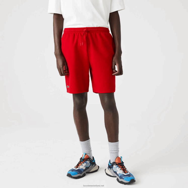 Lacoste sport tennis fleece short 0828H1374 rood 240 Heren