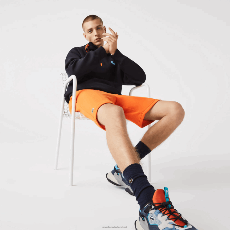 Lacoste sport tennis fleece short 0828H1577 oranje tv1 Heren
