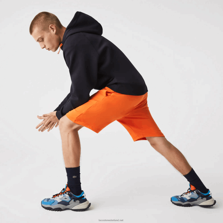 Lacoste sport tennis fleece short 0828H1577 oranje tv1 Heren