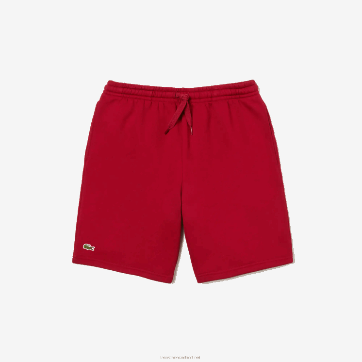 Lacoste sport tennis fleece short 0828H1604 bordeaux 476 Heren