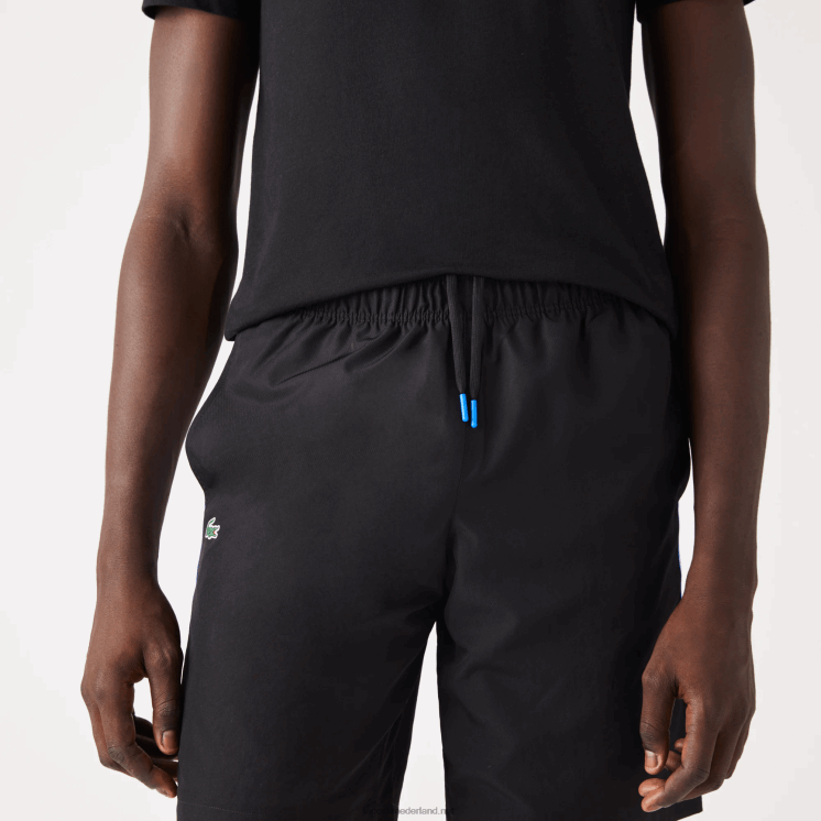Lacoste sportieve taft tennisshorts 0828H1332 zwart 031 Heren