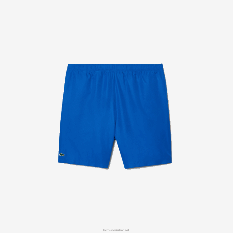 Lacoste sportshort met logostreep - grote maat - groot 0828H457 blauwe kxb Heren