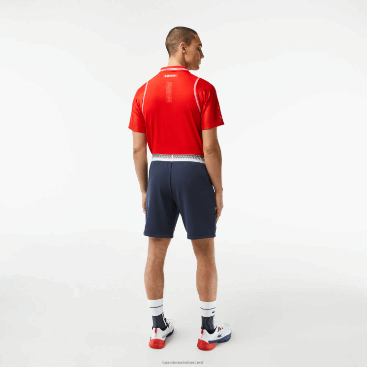 Lacoste tennis x daniil medvedev mesh short 0828H429 blauwe kxe Heren