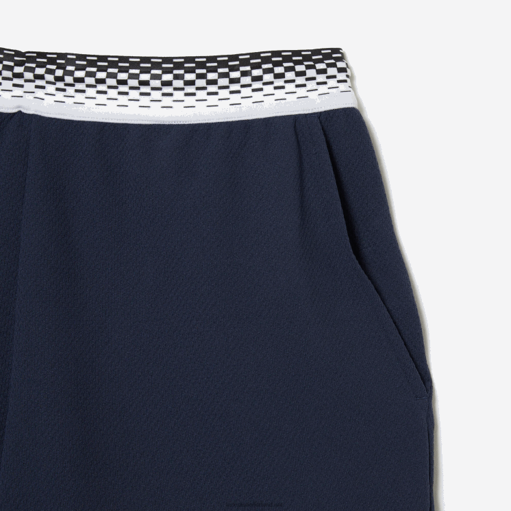 Lacoste tennis x daniil medvedev mesh short 0828H429 blauwe kxe Heren