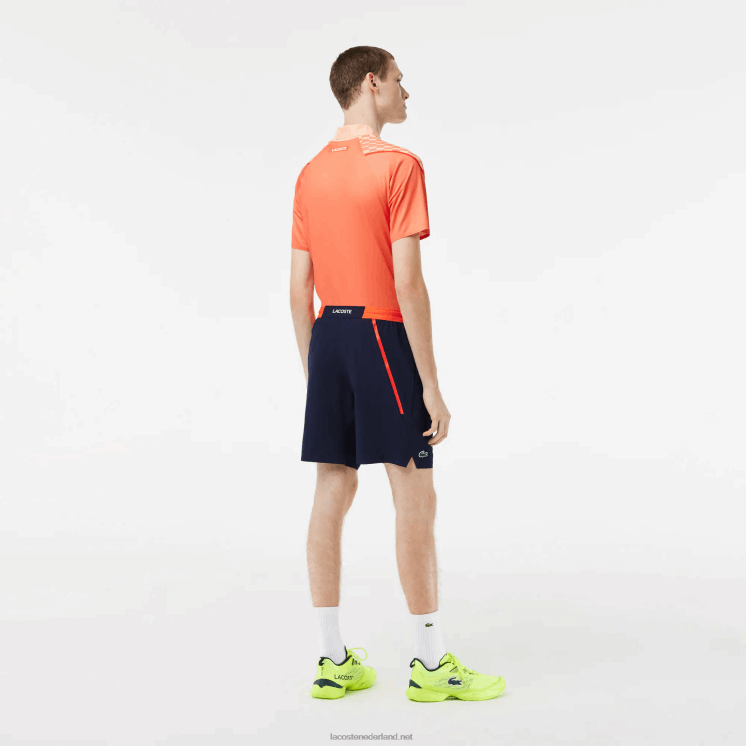 Lacoste tennis x novak djokovic korte broek 0828H408 marineblauw 166 Heren