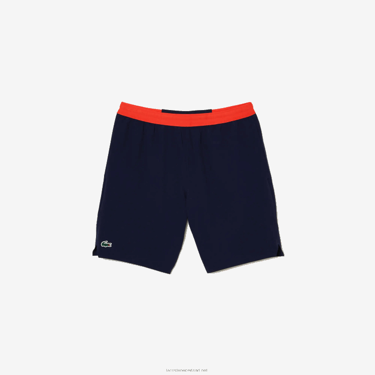 Lacoste tennis x novak djokovic korte broek 0828H408 marineblauw 166 Heren