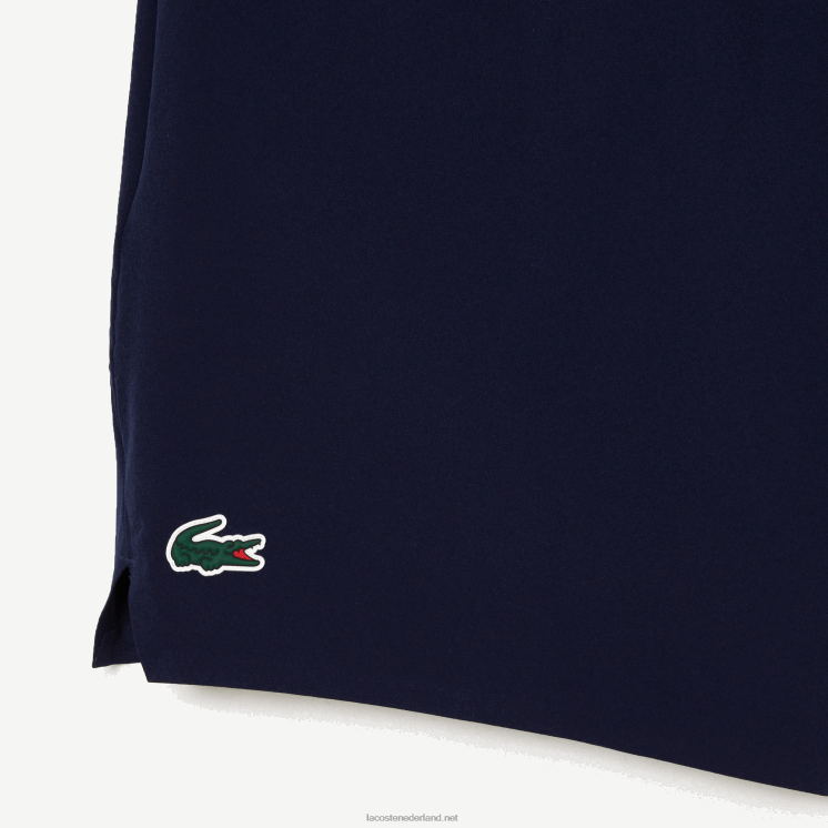 Lacoste tennis x novak djokovic korte broek 0828H408 marineblauw 166 Heren