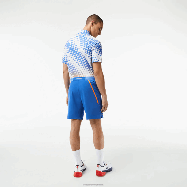 Lacoste tennis x novak djokovic korte broek 0828H409 blauwe kxb Heren