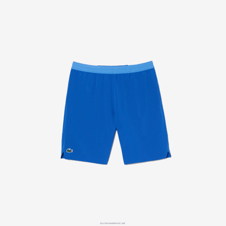 Lacoste tennis x novak djokovic korte broek 0828H409 blauwe kxb Heren