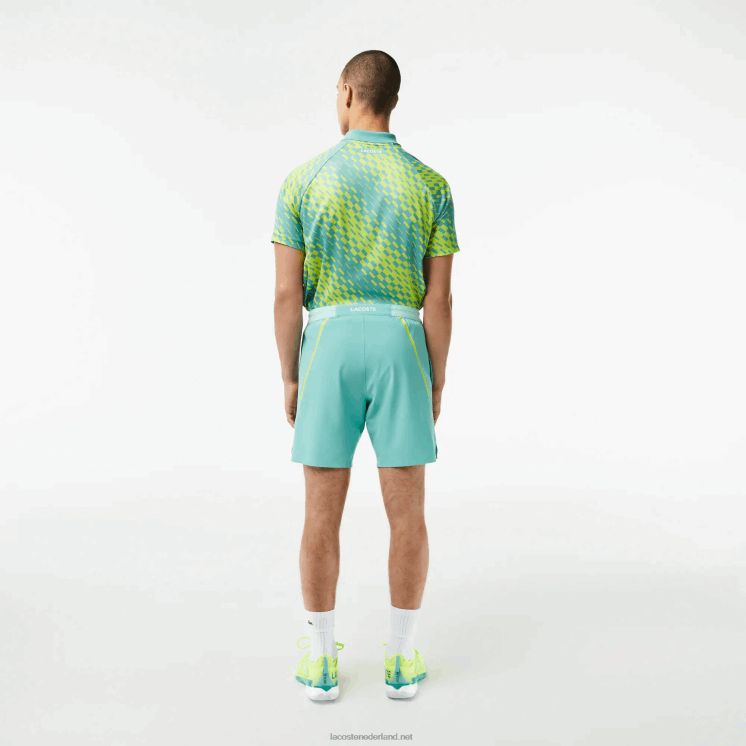Lacoste tennis x novak djokovic korte broek 0828H410 munt 3a4 Heren