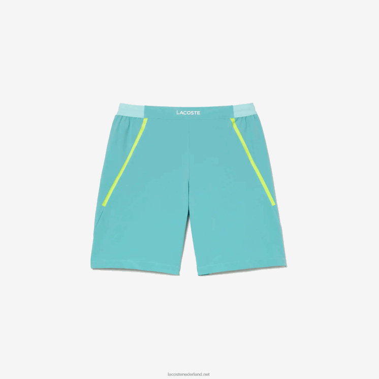 Lacoste tennis x novak djokovic korte broek 0828H410 munt 3a4 Heren