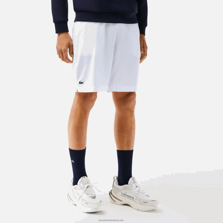 Lacoste ultralichte sportbroek 0828H1409 wit marineblauw 522 Heren