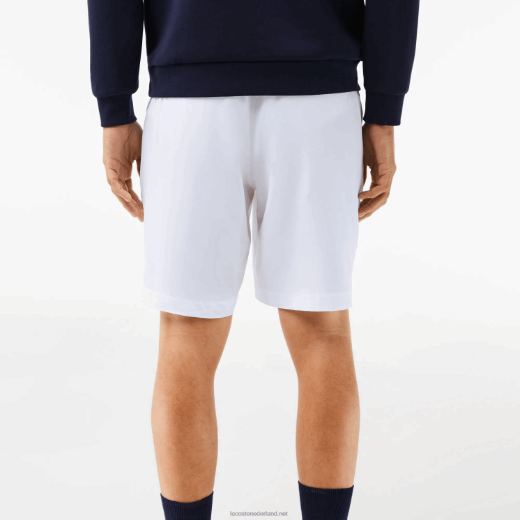 Lacoste ultralichte sportbroek 0828H1409 wit marineblauw 522 Heren